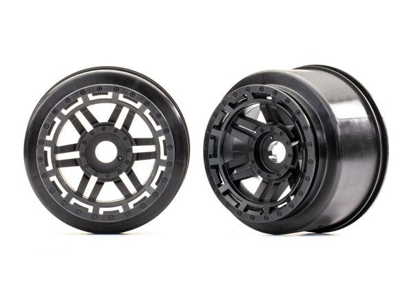 Traxxas 8971 - Wheels (black) (2)