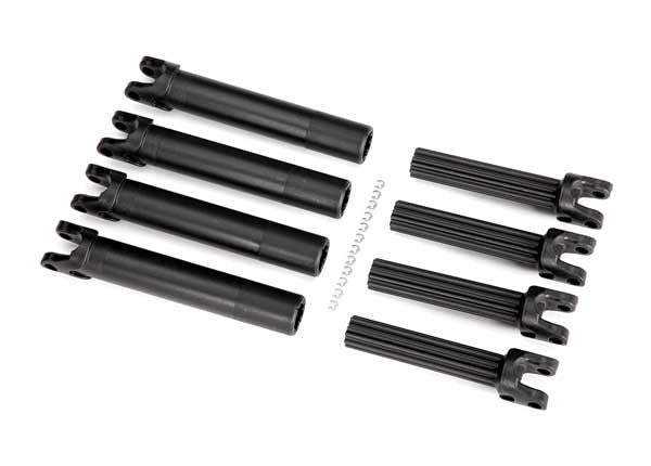 Traxxas 8993 - WideMAXX composite half shaft set (internal and external 4 assemblies)