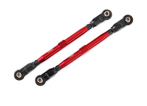 Traxxas 8997R Toe links Wide Maxx (TUBES 6061-T6 aluminum (red-anodized))