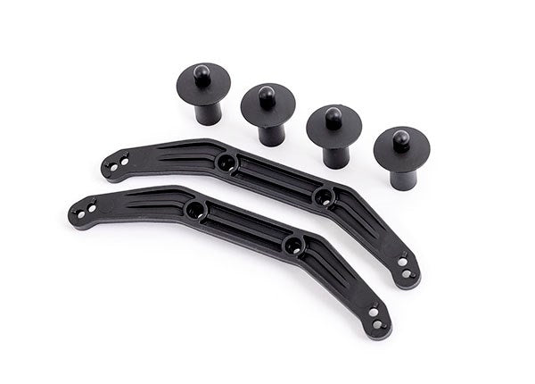 Traxxas 9016 Body mounts front & rear extreme heavy duty (for use with #9080 upgrade kit)