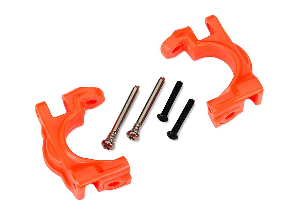 Traxxas 9032T Caster blocks (c-hubs) extreme heavy duty orange