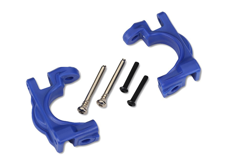 Traxxas 9032X Caster blocks (c-hubs) extreme heavy duty blue