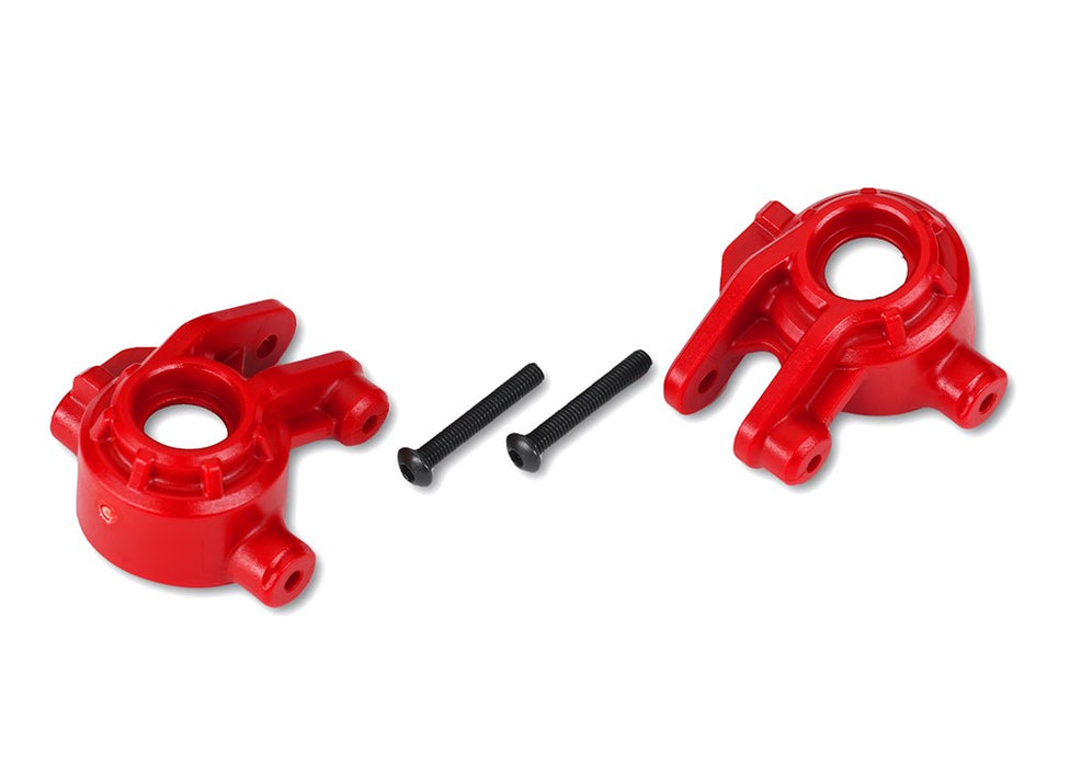 Traxxas 9037R Steering blocks extreme heavy duty red