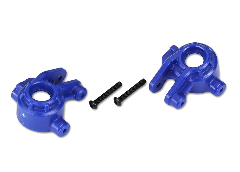 Traxxas 9037X Steering blocks extreme heavy duty blue