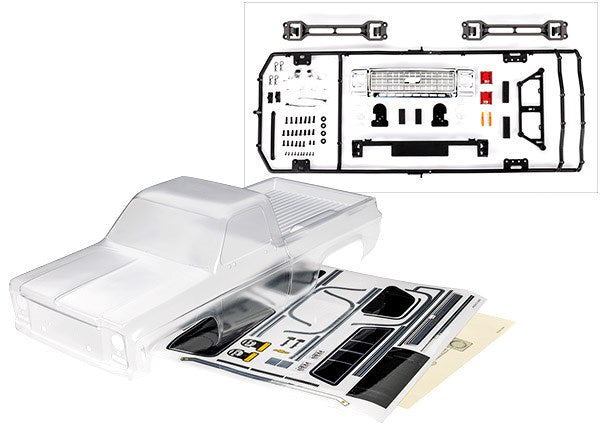 Traxxas 9212 Body Chevrolet K10 Truck (1979) (clear requires painting)