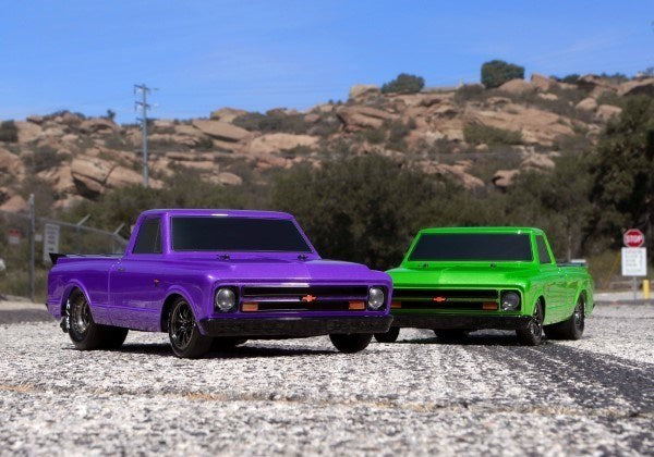 Traxxas 94076-4 - 1967 Chevrolet C10: 1/10 Drag Slash RTR With TSM