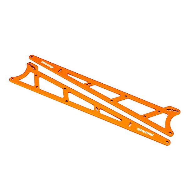Traxxas 9462A - Side plates wheelie bar orange (aluminum) (2)