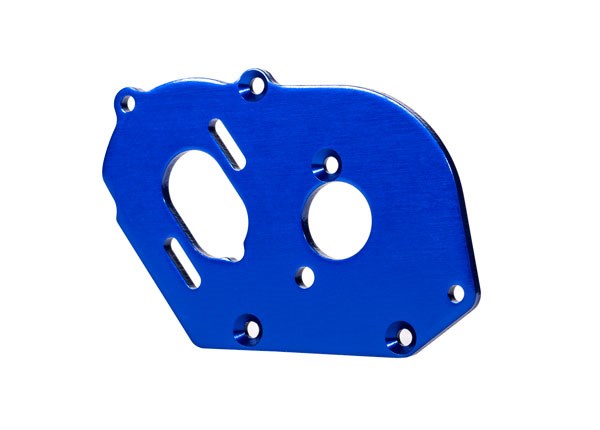 Traxxas 9490 Plate motor 6061-T6 aluminum (blue-anodized) (3.2mm thick)