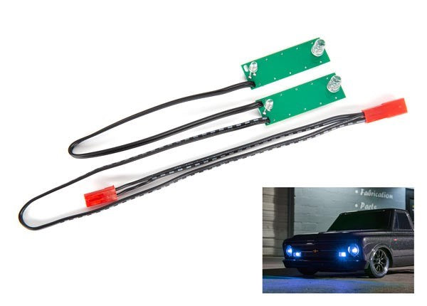 Traxxas 9496X Led Light Set Front Complete (Blue)