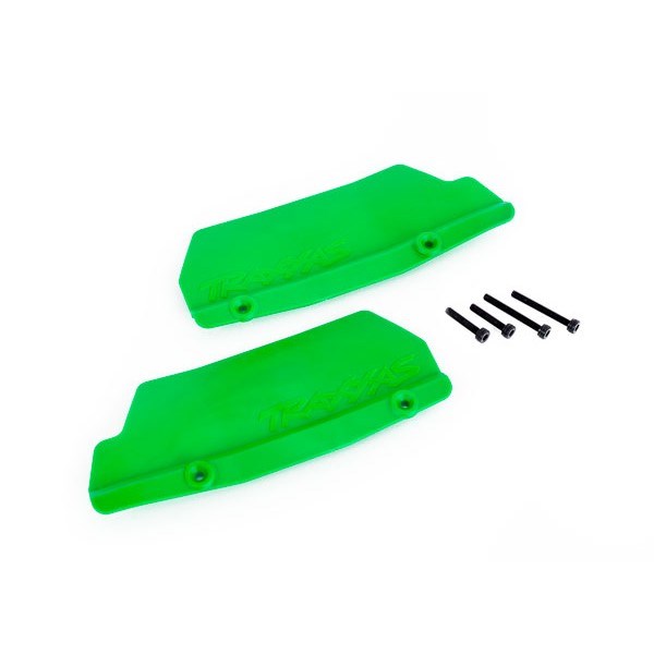 Traxxas 9519G Mud guards rear green (left and right)