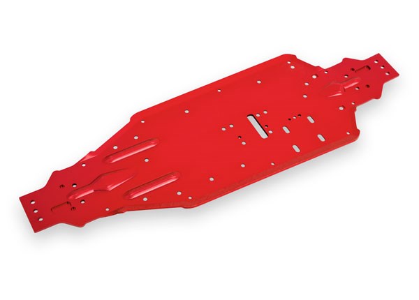 Traxxas 9522R Chassis Sledge aluminum (red-anodized)