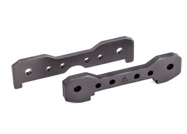 Traxxas 9527A Tie bars front 6061-T6 aluminum (dark titanium-anodized)