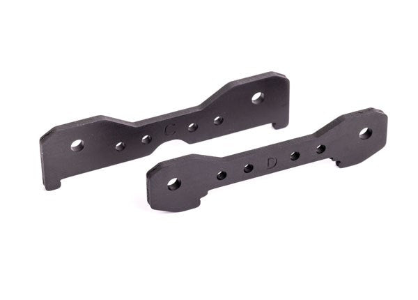 Traxxas 9528A Tie bars rear 6061-T6 aluminum (dark titanium-anodized)