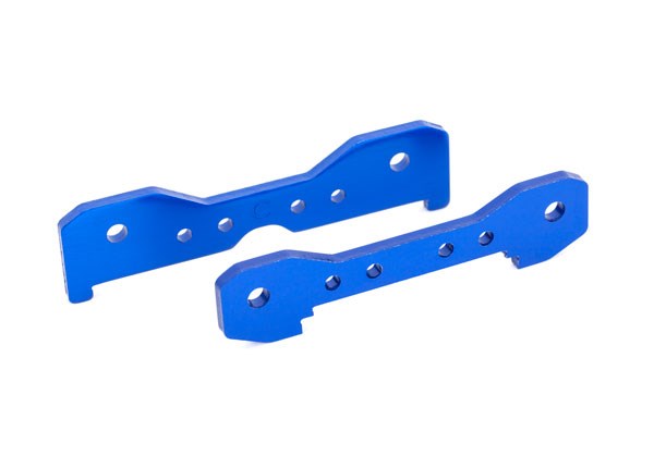 Traxxas 9528 Tie bars rear 6061-T6 aluminum (blue-anodized) (fits Sledge)