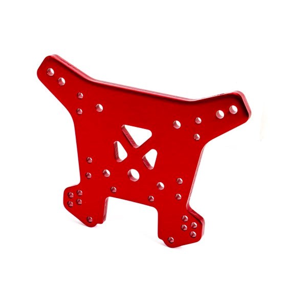 Traxxas 9538R Shock tower rear  aluminum red-anodized