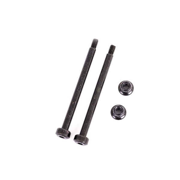 Traxxas 9542 Suspension pins outer front 3.5x48.2mm (hardened steel) (2)/ M3x0.5mm NL flanged (2)