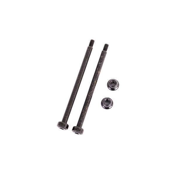Traxxas 9543 Suspension pins outer rear 3.5x56.7mm (hardened steel) (2)/ M3x0.5mm NL flanged (2)