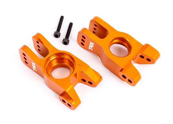 Traxxas 9552T Carriers stub axle 6061-T6 aluminum (orange-anodized)