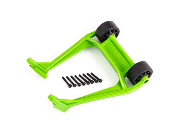 Traxxas 9576G Wheelie bar green (assembled)/ 3x20 CS (8)