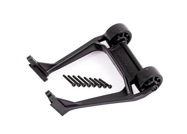 Traxxas 9576 - Wheelie bar black (assembled)/ 3x20 CS (8)