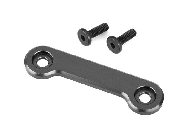 Traxxas 9617A Wing washer 6061-T6 aluminum (dark-titanium anodized) (1)/ 4x12mm FCS (2)