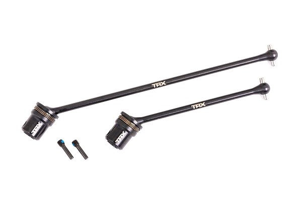 Traxxas 9655X Driveshafts center assembled (steel constant-velocity) front (1)/ rear (1) (fits Sledge)