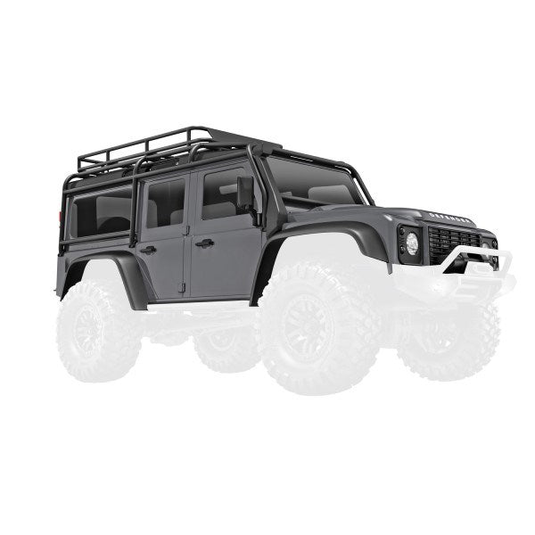 Traxxas 9712-SLVR - Body Land Rover Defender complete silver