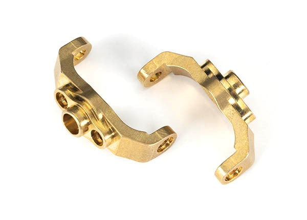 Traxxas 9733 Caster blocks brass (4 grams) (left & right)