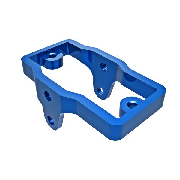 Traxxas 9739-BLUE - Servo mount 6061-T6 aluminum (blue-anodized)