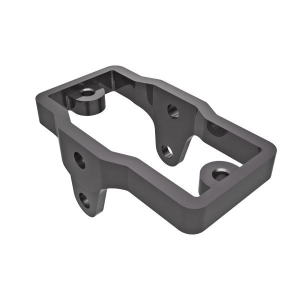 Traxxas 9739-GRAY - Servo mount 6061-T6 aluminum (dark titanium-anodized)