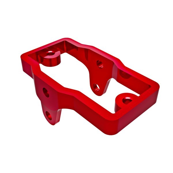 Traxxas 9739-RED - Servo mount 6061-T6 aluminum (red-anodized)