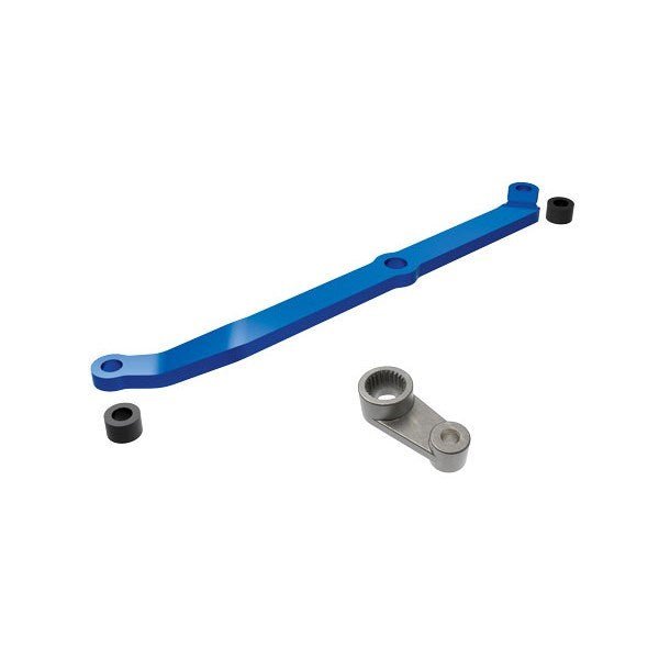 Traxxas 9748-BLUE - Steering link 6061-T6 aluminum (blue-anodized)