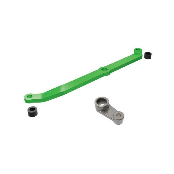 Traxxas 9748-GRN - Steering link 6061-T6 aluminum (green-anodized)