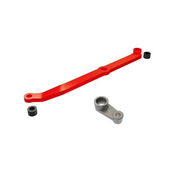 Traxxas 9748-RED - Steering link 6061-T6 aluminum (red-anodized)