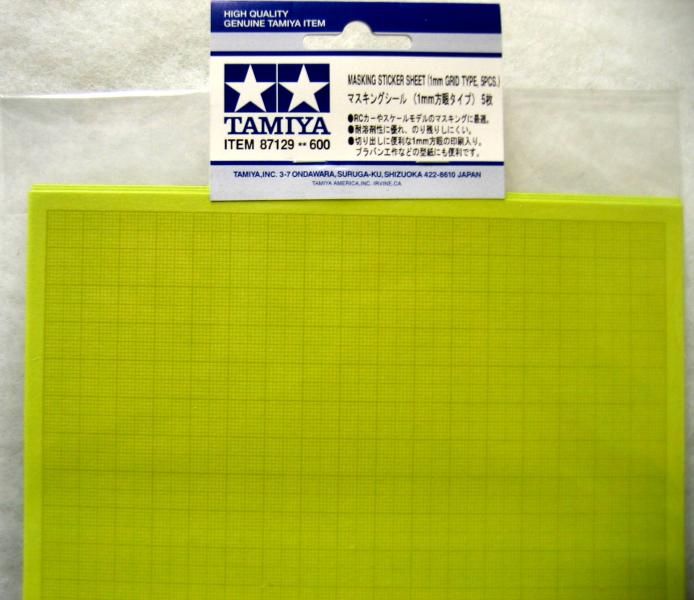 Tamiya masking sheet 1mm gridlines