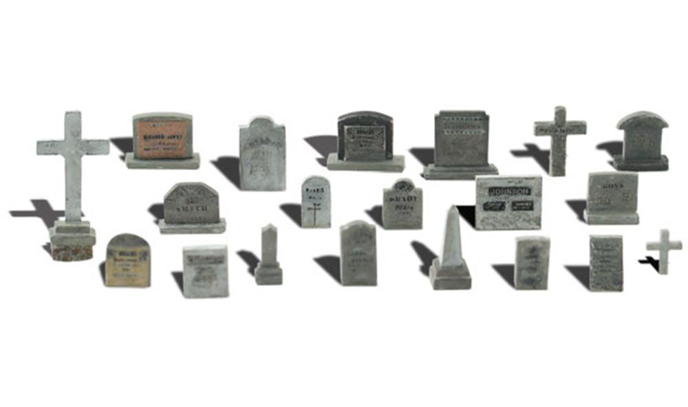 Woodland Scenics A1856 HO Scenic Accents: Tombstones