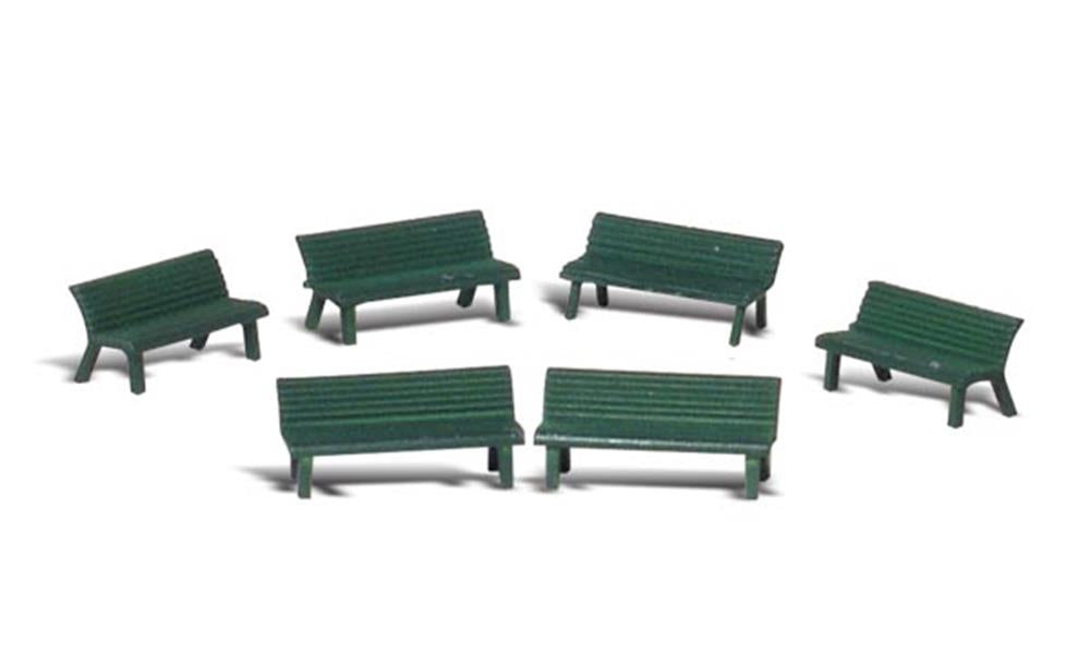 Woodland Scenics A1879 HO Scenic Accents: Park Benches