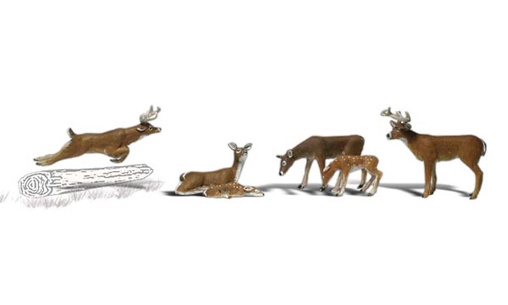 Woodland Scenics A1884 HO Scenic Accents: Deer