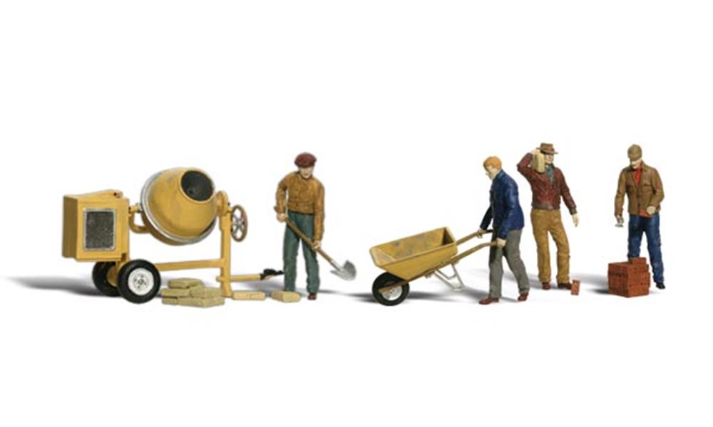 Woodland Scenics A2173 N Scenic Accents: Masonry Workers