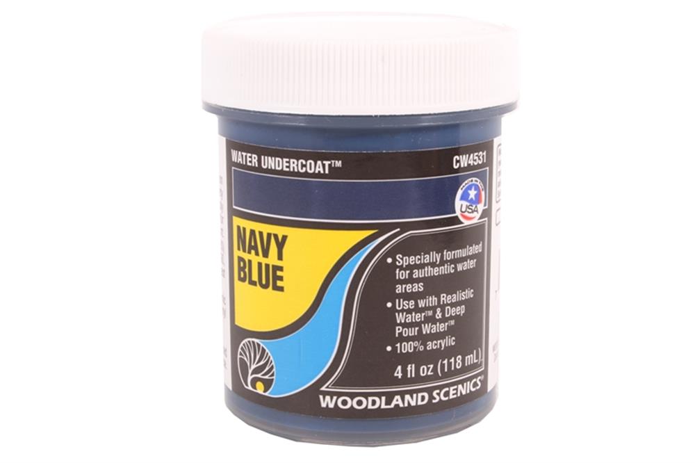 Woodland Scenics CW4531 Water Undercoat Navy Blue