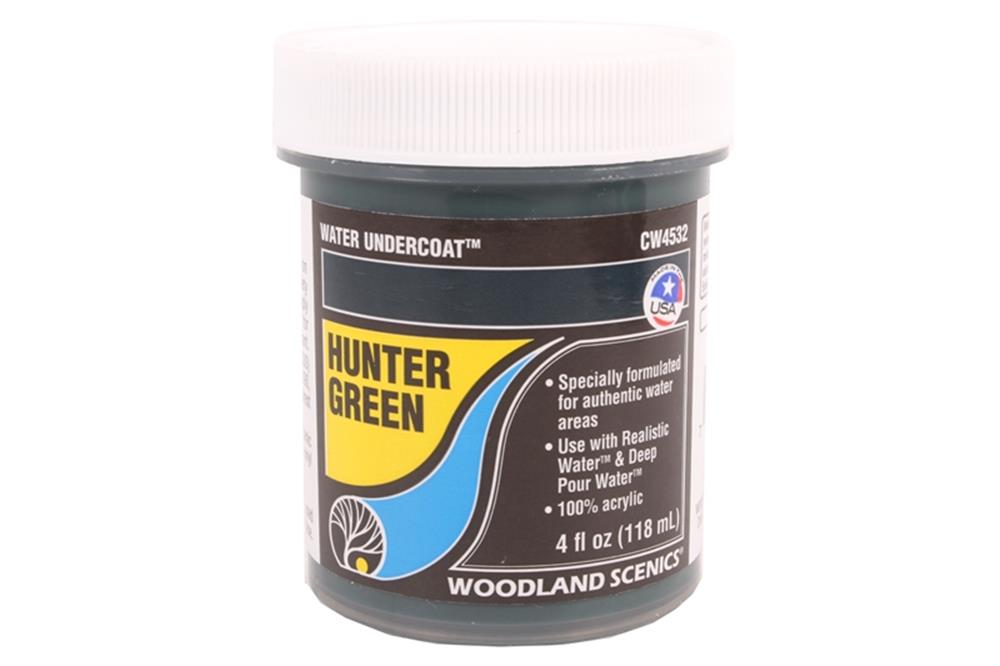Woodland Scenics CW4532 Water Undercoat Hunter Green