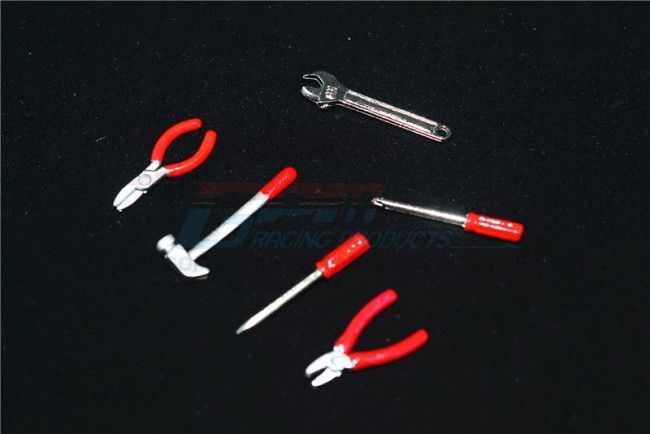 GPM Racing ZSP017 Metal Tool Set for Crawlers - 6 Piece set