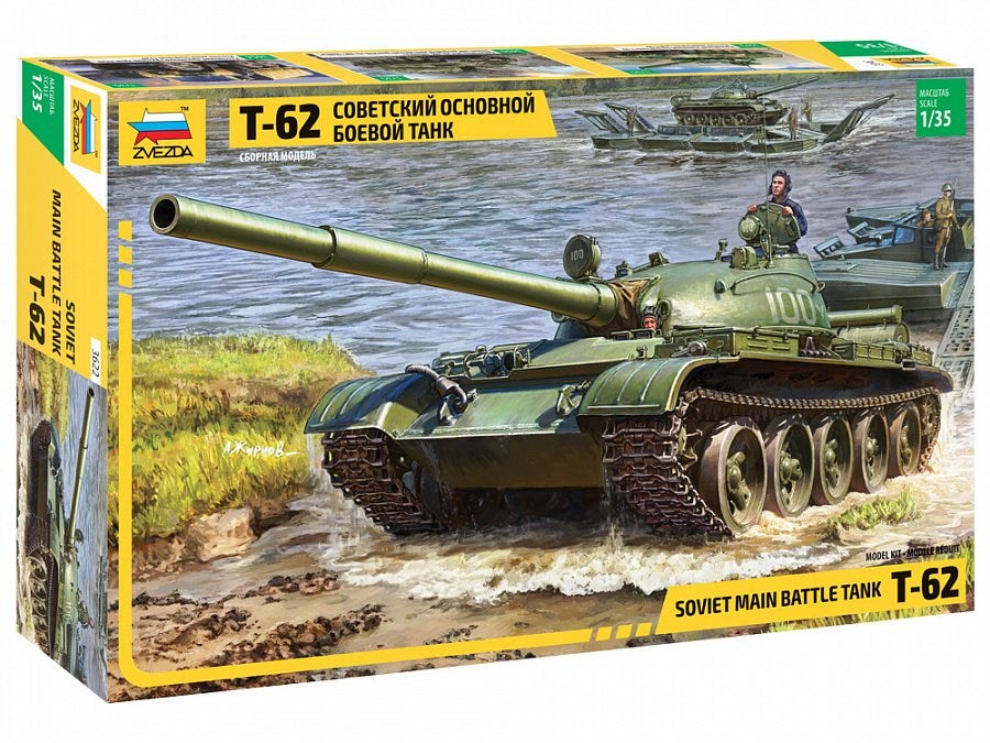 Zvezda 3622 1/35 T-62 Soviet Main Battle Tank