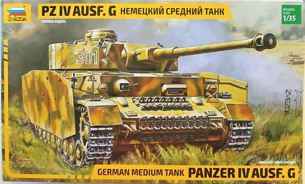 Zvezda 3674 1/35 Pz.Kpfw. IV Ausf. G - German Medium Tank