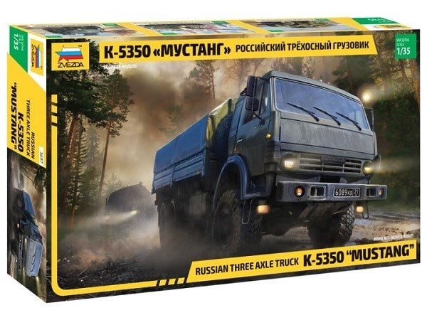 Zvezda 3697 1/35 KamAZ 5350 Mustang - Russian 6x6 Utility Truck