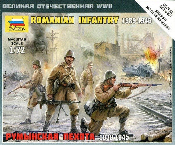 Zvezda 6163 1/72 Romanian Infantry 1939-1945