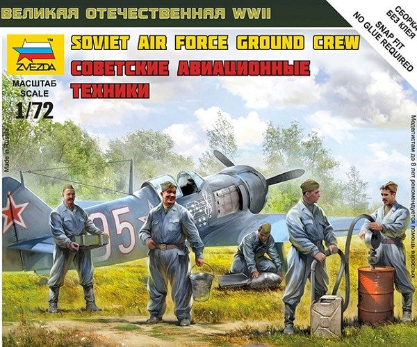 xZvezda 6187 1/72 Soviet Air Force Ground Crew