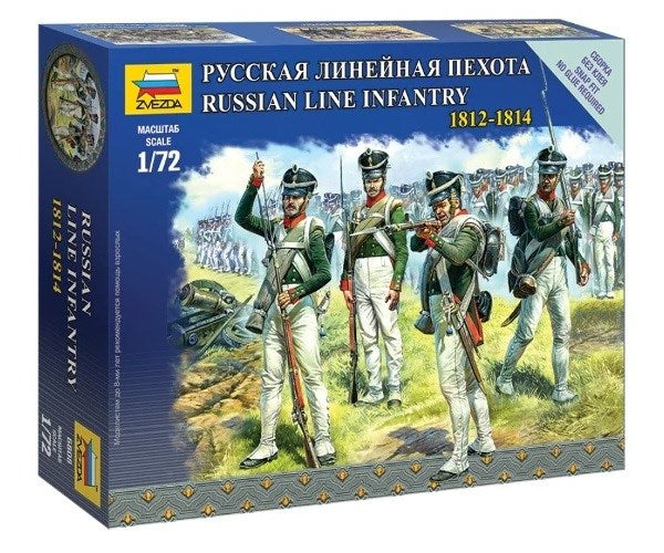 Zvezda 6808 1/72 Russian Line Infantry 1812-1814