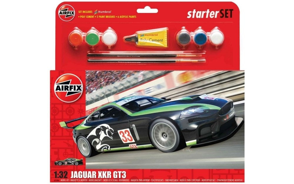 Airfix 55306 JAGUAR XKR LARGE STARTER SET