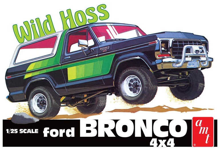 AMT 1304 1/25 '78 Ford Bronco 'Wild Hoss'